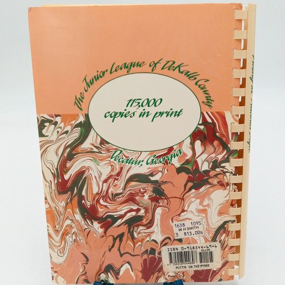 Puttin On The Peachtree CookBook Vintage Recipe Book DeKalb County Junior League - Picture 2 of 12